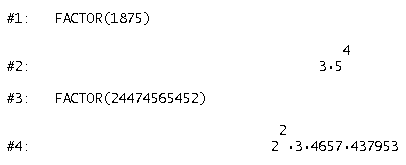 Derive Factor